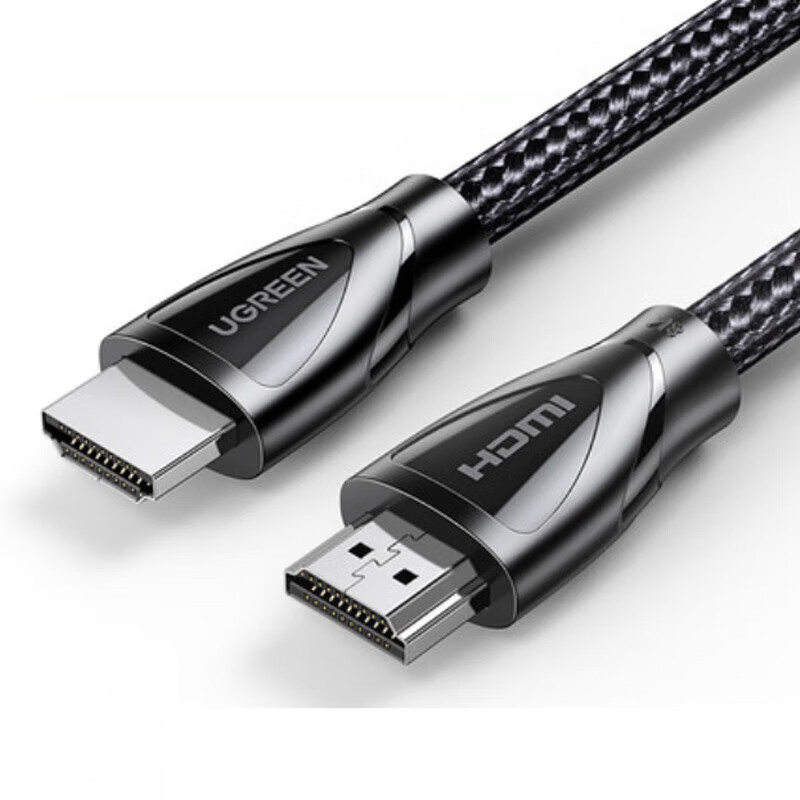  绿联 HDMI线  HD140（60633）           2.1版高清线          4K120Hz 2K144Hz 8K数字线兼容HDMI2.0机顶盒接显示器连接线10米的照片
